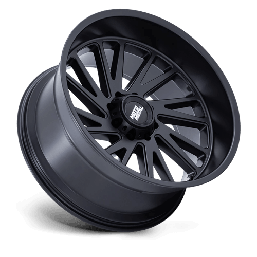 Moto Metal MO811 COMBAT Matte Black rugged off-road wheel showcasing aggressive multi-spoke design.