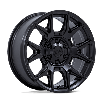 Moto Metal MO813 MASON Matte Black wheel showcasing modern split-spoke design and robust construction.