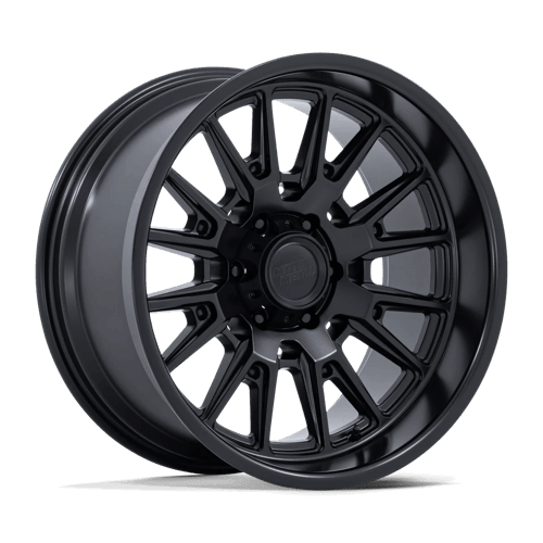 Moto Metal MO814 TEKTON Matte Black wheel showcasing aggressive design and durable construction.