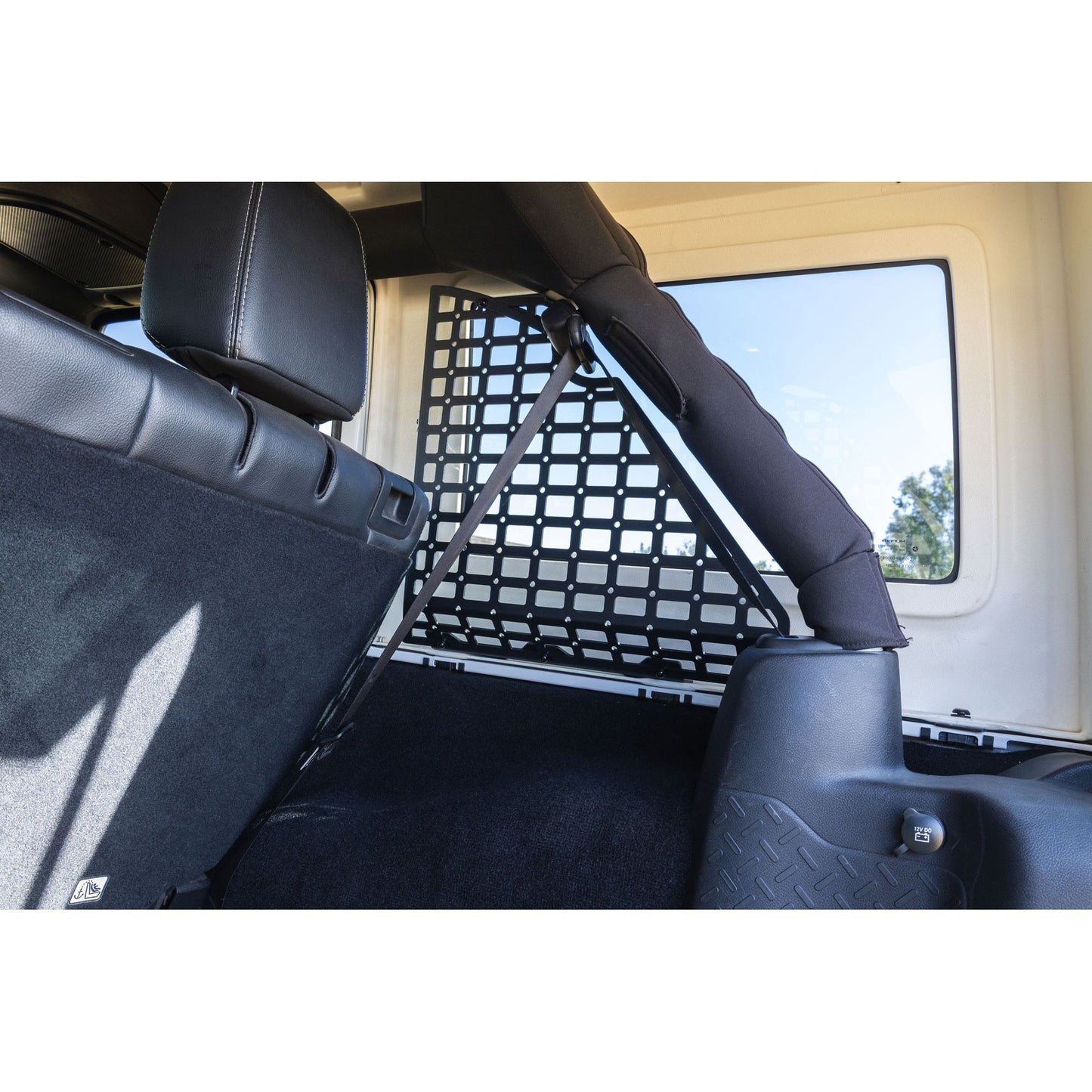 DV8 OFF-ROAD | 2007 2018 Wrangler JK 4 Door Pocketed Rear Window Molle Panels  | MPJK-02