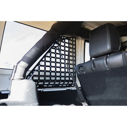DV8 OFF-ROAD | 2007 2018 Wrangler JK 4 Door Pocketed Rear Window Molle Panels  | MPJK-02