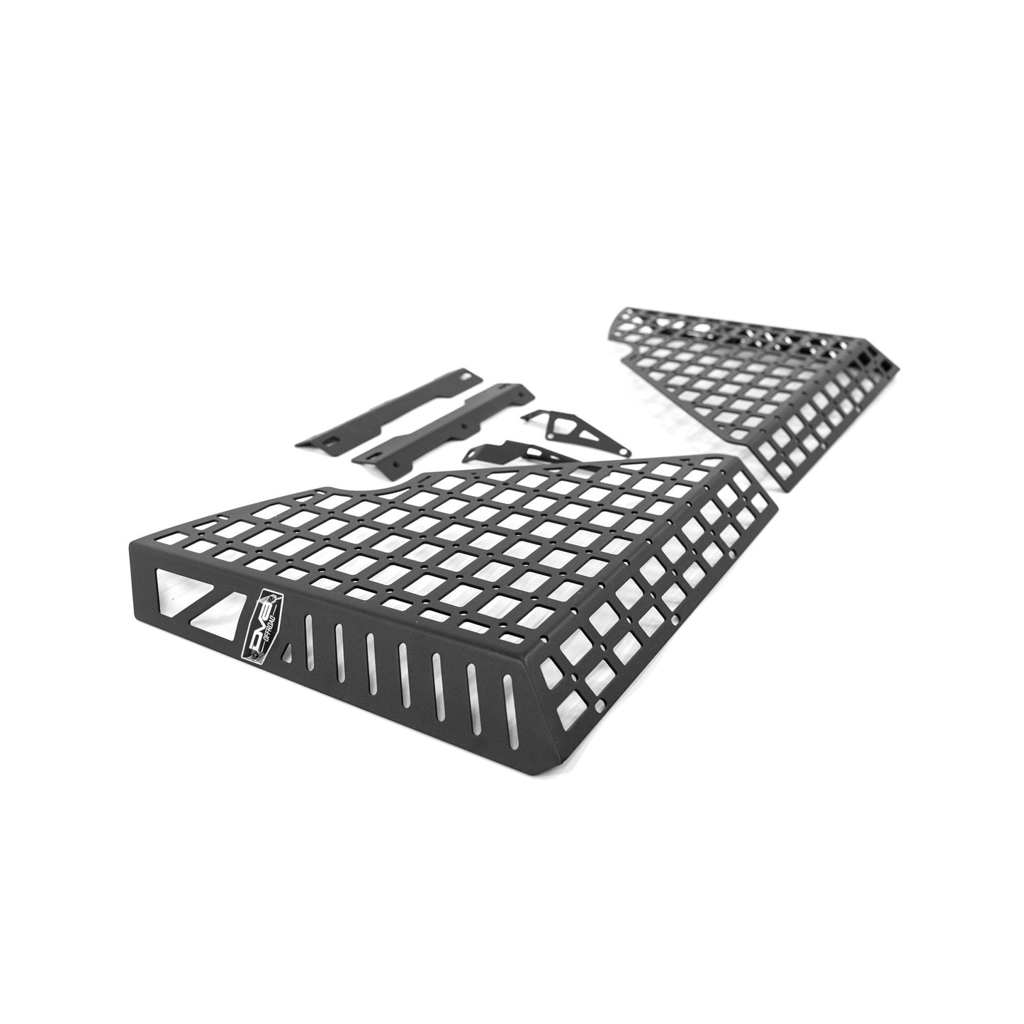 DV8 OFF-ROAD | 2007 2018 Wrangler JK 4 Door Pocketed Rear Window Molle Panels  | MPJK-02
