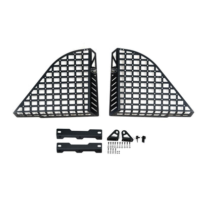 DV8 OFF-ROAD | 2018 2025 Jeep Wrangler 4 Door Rear Window Pocketed Molle Panels  | MPJL-02