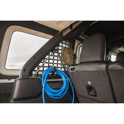 DV8 OFF-ROAD | 2018 2025 Jeep Wrangler 4 Door Rear Window Pocketed Molle Panels  | MPJL-02