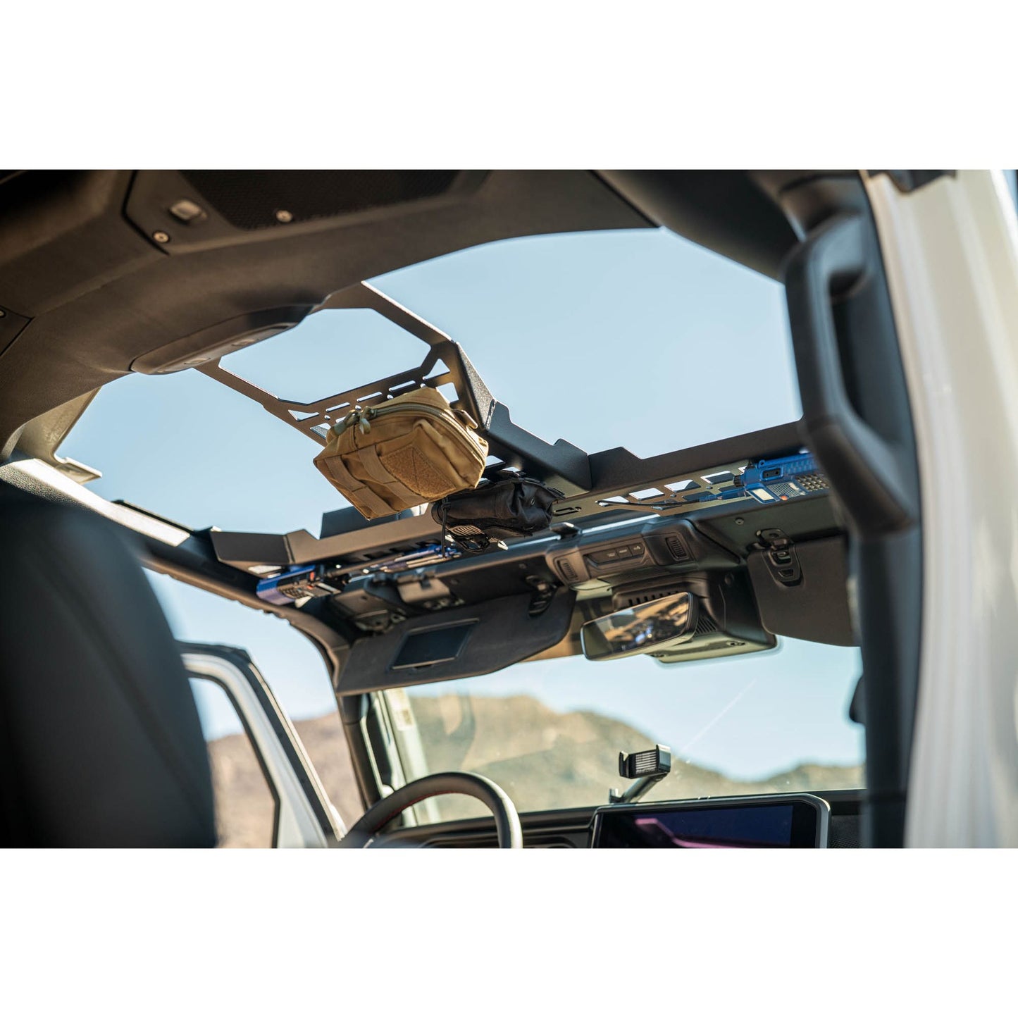 DV8 OFF-ROAD | 2018 2025 Jeep Wrangler & Gladiator Overhead Molle Panel  | MPJL-04