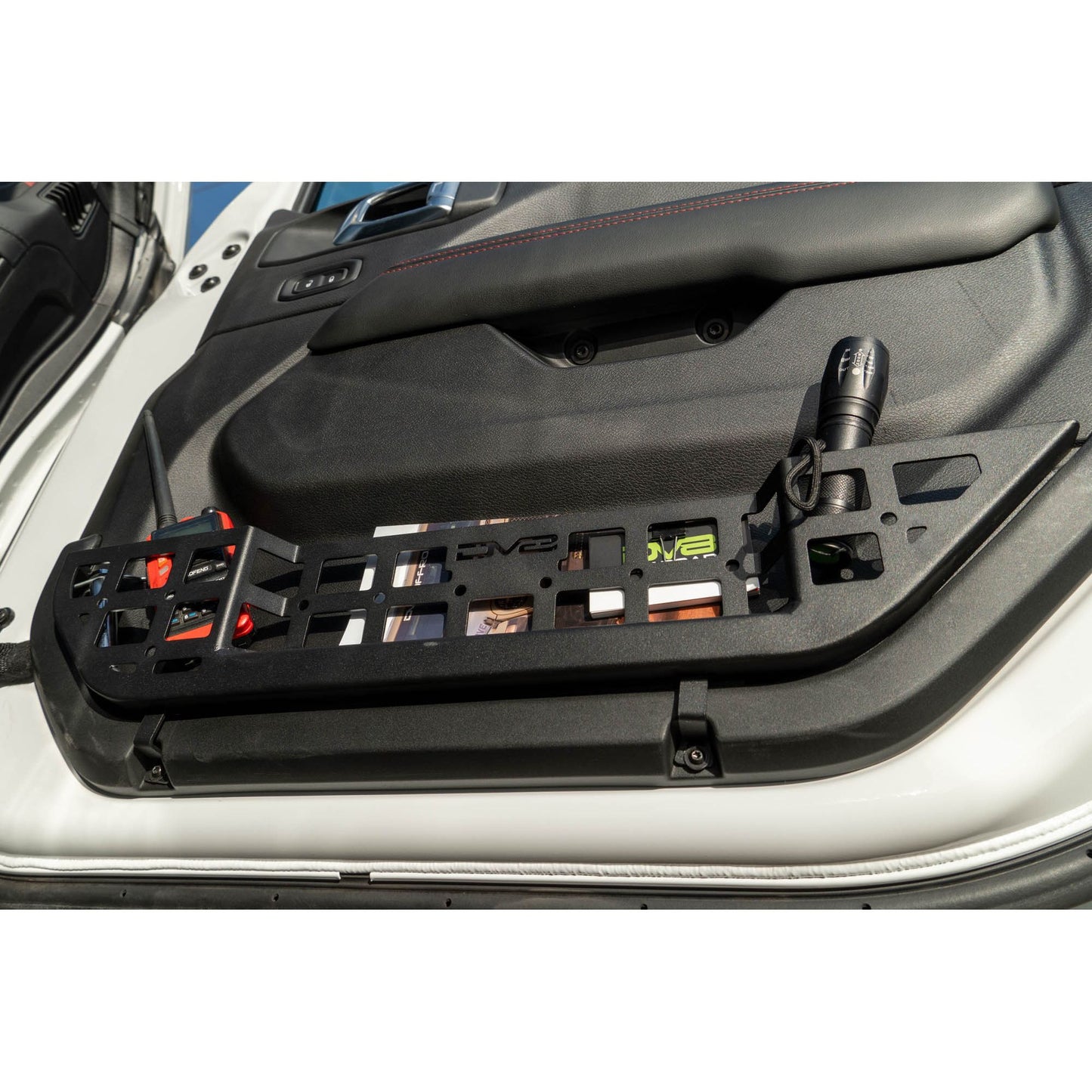 DV8 OFF-ROAD | 2018 2025 Jeep Wrangler JL & Gladiator JT Electric Seat Front Door Molle Pockets  | MPJL-10