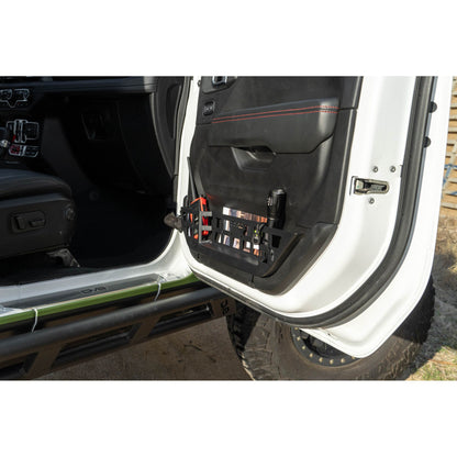 DV8 OFF-ROAD | 2018 2025 Jeep Wrangler JL & Gladiator JT Electric Seat Front Door Molle Pockets  | MPJL-10