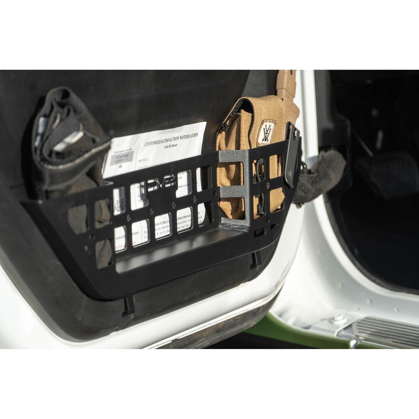 DV8 OFF-ROAD | 2018 2025 Jeep Wrangler JL & Gladiator JT Electric Seat Front Door Molle Pockets  | MPJL-10