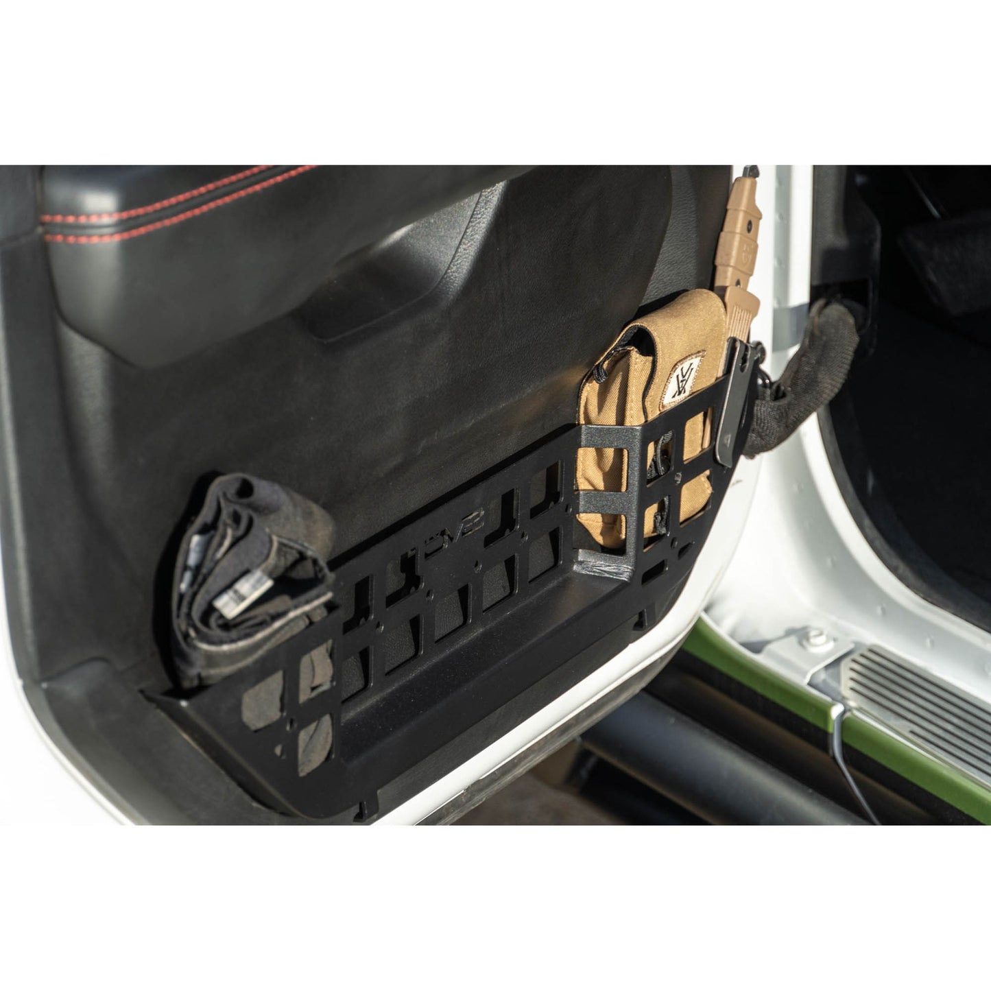 DV8 OFF-ROAD | 2018 2025 Jeep Wrangler JL & Gladiator JT Electric Seat Front Door Molle Pockets  | MPJL-10