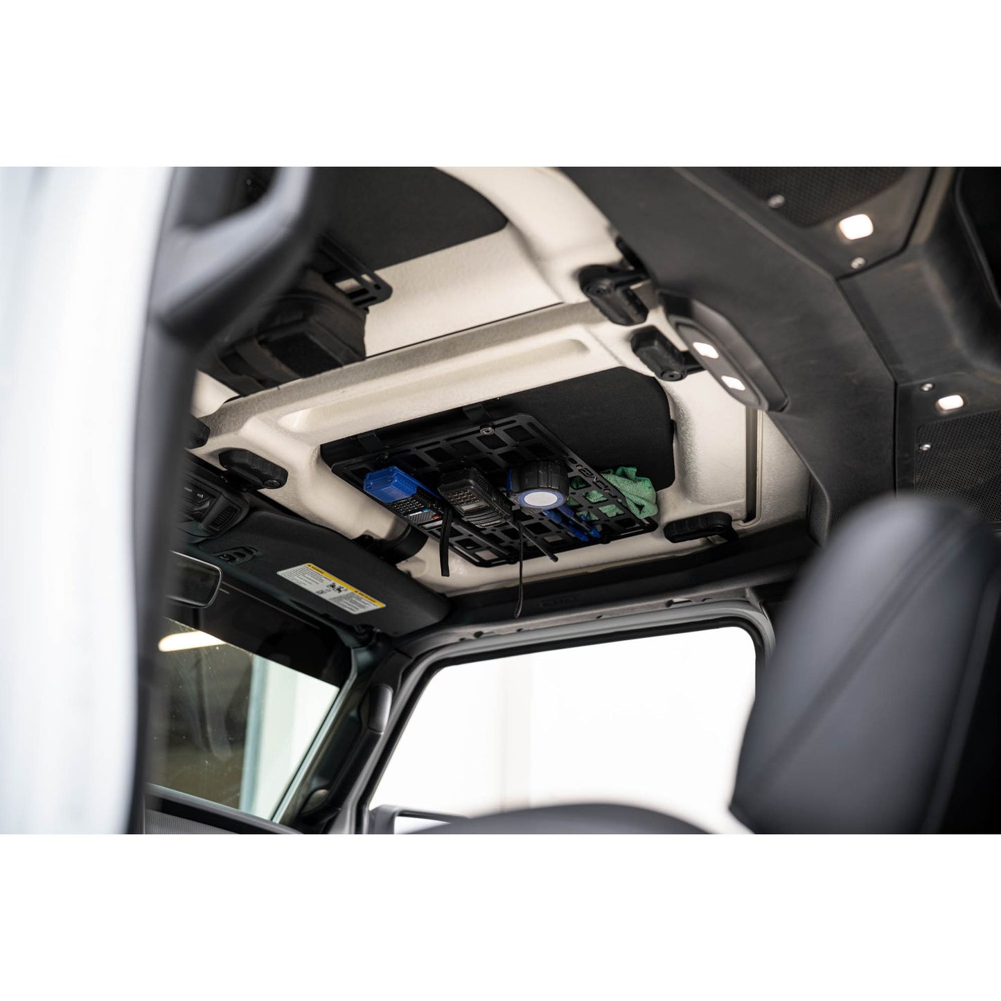 DV8 OFF-ROAD | 2018 2025 Jeep Wrangler JL Roof Mount for 15 Inch x 12 Inch Molle Panel  | MPJL-11