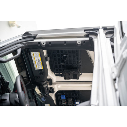 DV8 OFF-ROAD | 2018 2025 Jeep Wrangler JL Roof Mount for 15 Inch x 12 Inch Molle Panel  | MPJL-11
