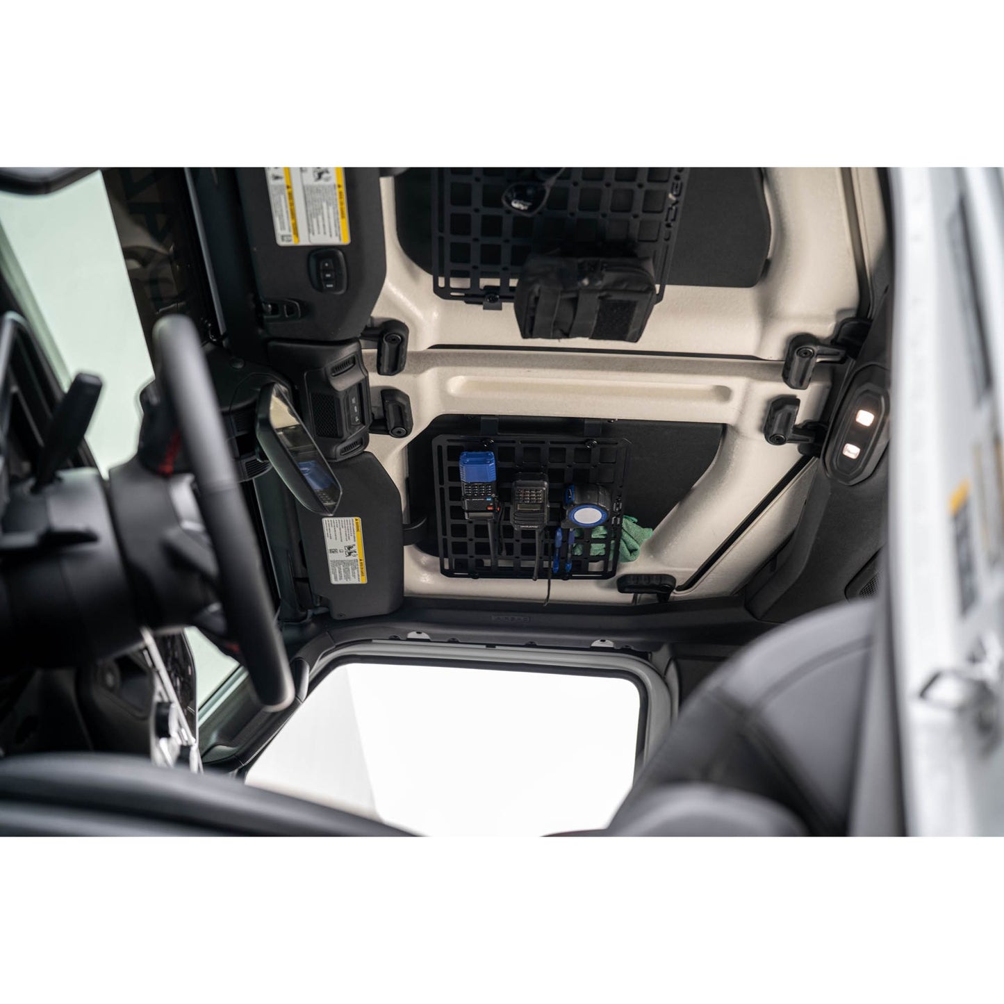 DV8 OFF-ROAD | 2018 2025 Jeep Wrangler JL Roof Mount for 15 Inch x 12 Inch Molle Panel  | MPJL-11