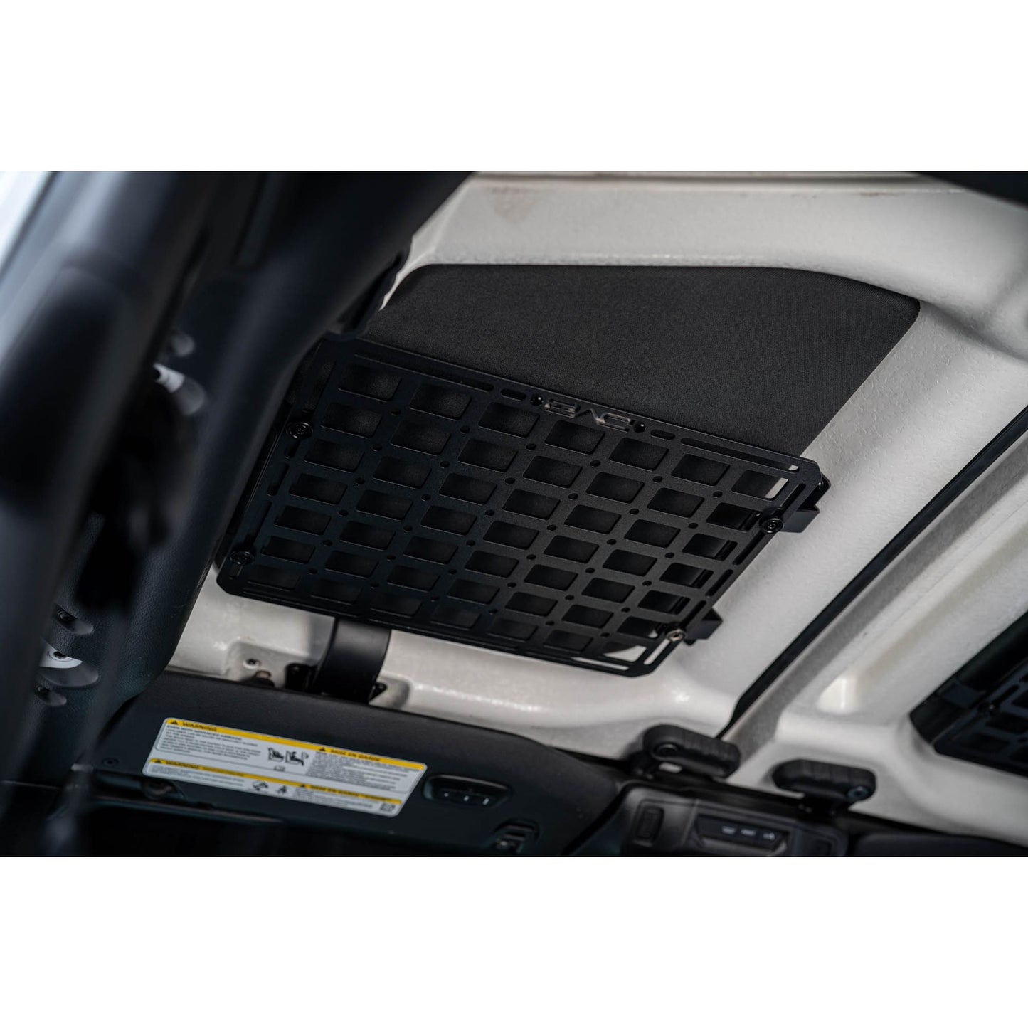 DV8 OFF-ROAD | 2018 2025 Jeep Wrangler JL Roof Mount for 15 Inch x 12 Inch Molle Panel  | MPJL-11