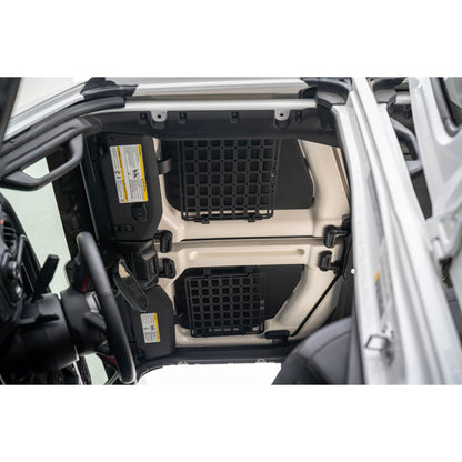 DV8 OFF-ROAD | 2018 2025 Jeep Wrangler JL Roof Mount for 15 Inch x 12 Inch Molle Panel  | MPJL-11
