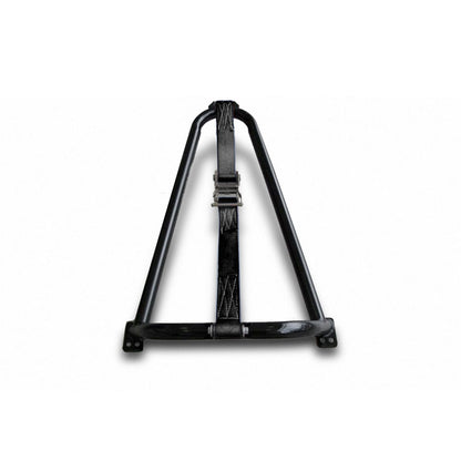N-Fab | Gloss Black Bed Mounted Tire Carrier w/Black Strap | BM1TCBK