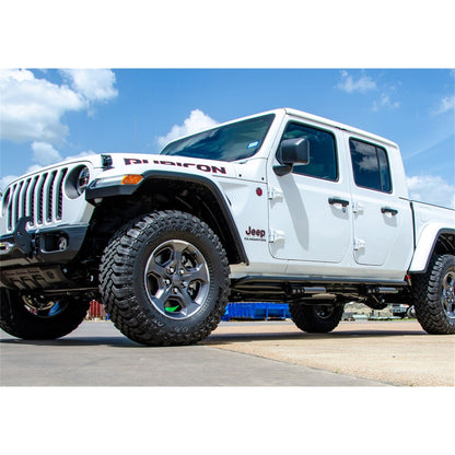 N-Fab | RKR Step Sys-Full Len (2 Stp Mnts/2 Stp)-20-24 Gladiator JT 4Dr-TX Blk | J194TRKRS4