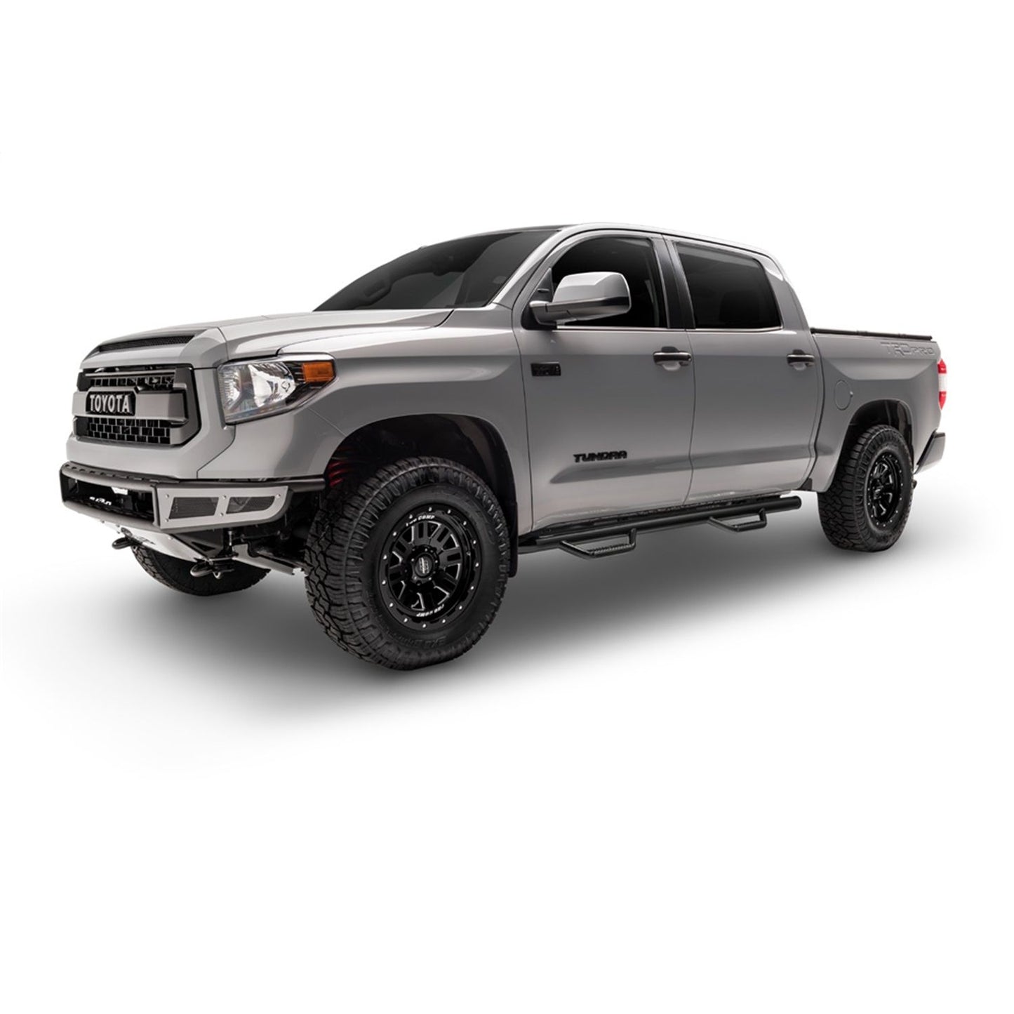 N-Fab | Nerf Step-W2W w/o Bed Acs (2 Stps)-07-21 Tundra 5ft.6 CrewMax-Gloss Blk | T0786CC