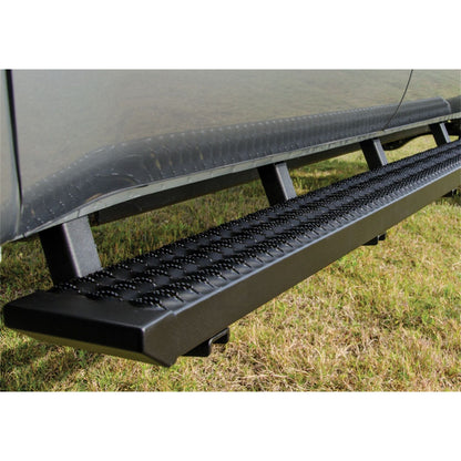 N-Fab | Growler-07-18 (19 Leg/Lim)-Silv/Sierra 1500/07-10HD Dsl/07-19HD Gas Ext-TX Blk | GFC07QC-TX
