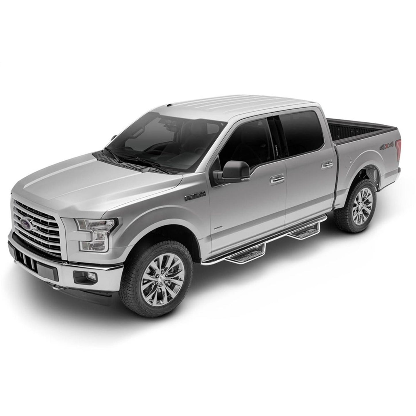 N-Fab | Podium SS-Cab Len (2 Steps)-15-24 F150/17-24 Rptr SprCrw/17-24 SD Crew-SS | HPF1585CC-SS
