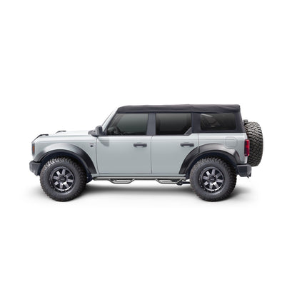 N-Fab | Nerf Step-Cab Len (2 Stps)-21-24 Ford Bronco 4 Dr-TX Blk | F2172B-TX