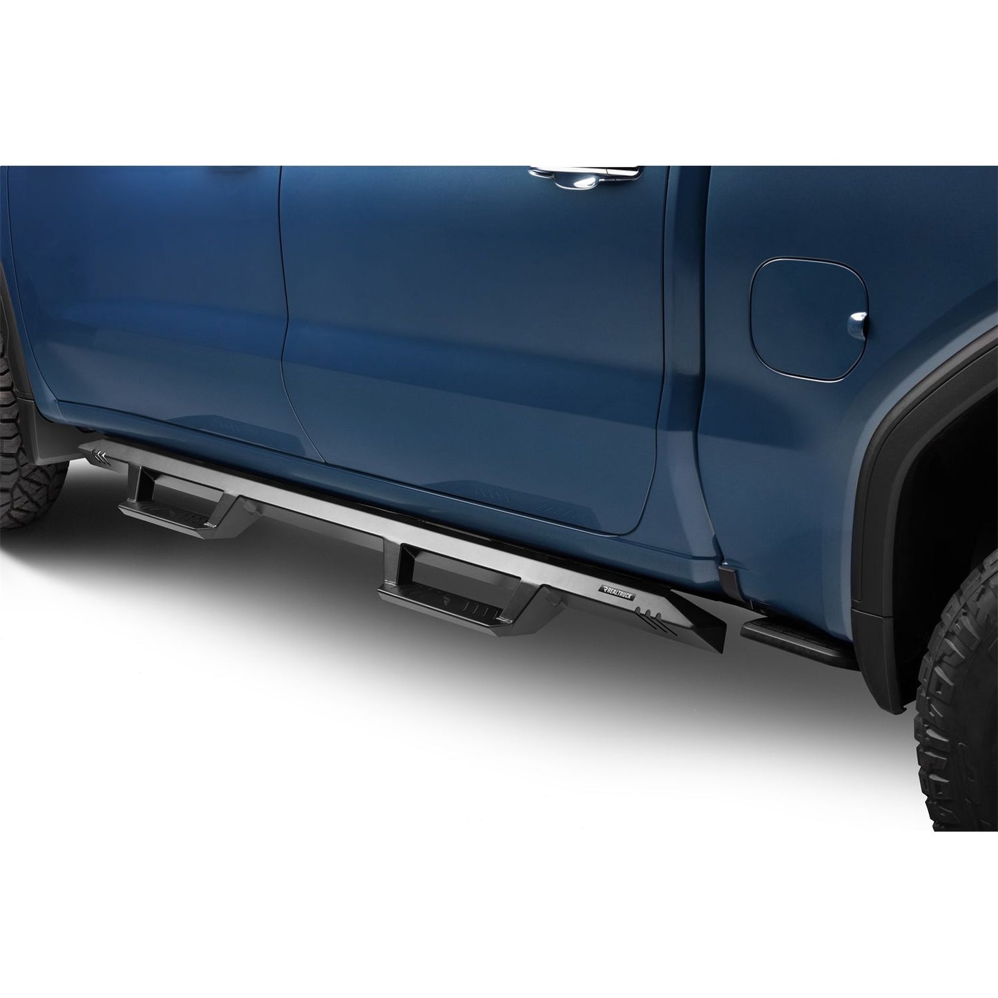 N-Fab | EpYx-Cab Len (2 Steps)-19 (New Body)-24 Silv/Sierra 1500/20-24 HD Crw-TX Blk | EXC19CC-TX