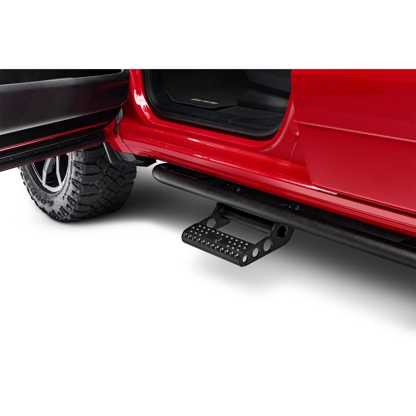 N-Fab | RKR Step Sys-Cab Len (2 Stp Mnts/2 Stps)-15.5-18 (19-24 Clc) Ram1500Crew-TXBlk | D154RKRCCS4