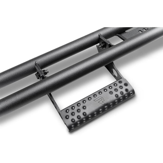 N-Fab | RKR Step Sys-FullLen (1 Stp Mnt/1 Stp)-21-24 Ford Bronco 2-Dr-TX Blk | F212BRKRS2