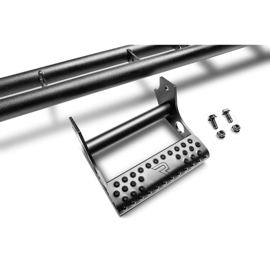 N-Fab | RKR Rails-Cab Len (2 Steps)-05-15 Tacoma Double-TX Blk | T054RKRCC