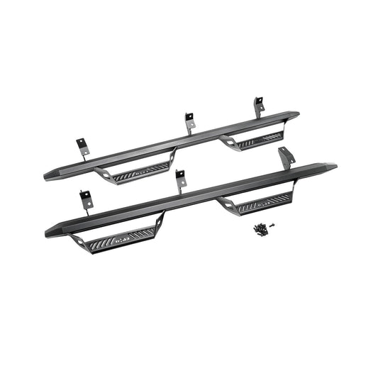 N-Fab | Predator Pro-Full Len (2 Steps)-21-24 Ford Bronco 4-Dr-TX Blk | PRF2172B-TX