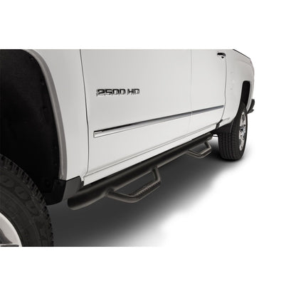N-Fab | Nerf Step-W2W w/Bed Acs (3 Stps)-17-24 F250/350/450 8ft. Crew DRW-TX Blk | F17114CC-6-TX