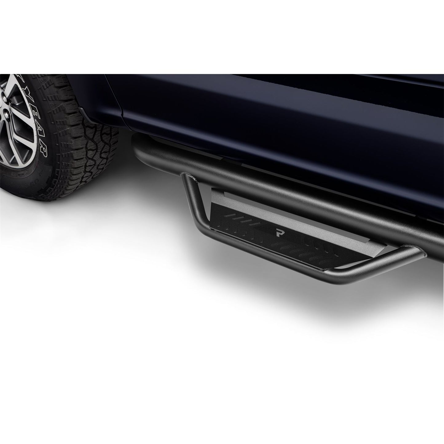 N-Fab | Podium LG-W2W w/Bed Acs (3 Steps)-17-24 F250/350 6ft.10in. Crew-TX Blk | HPF17105CC-6-TX
