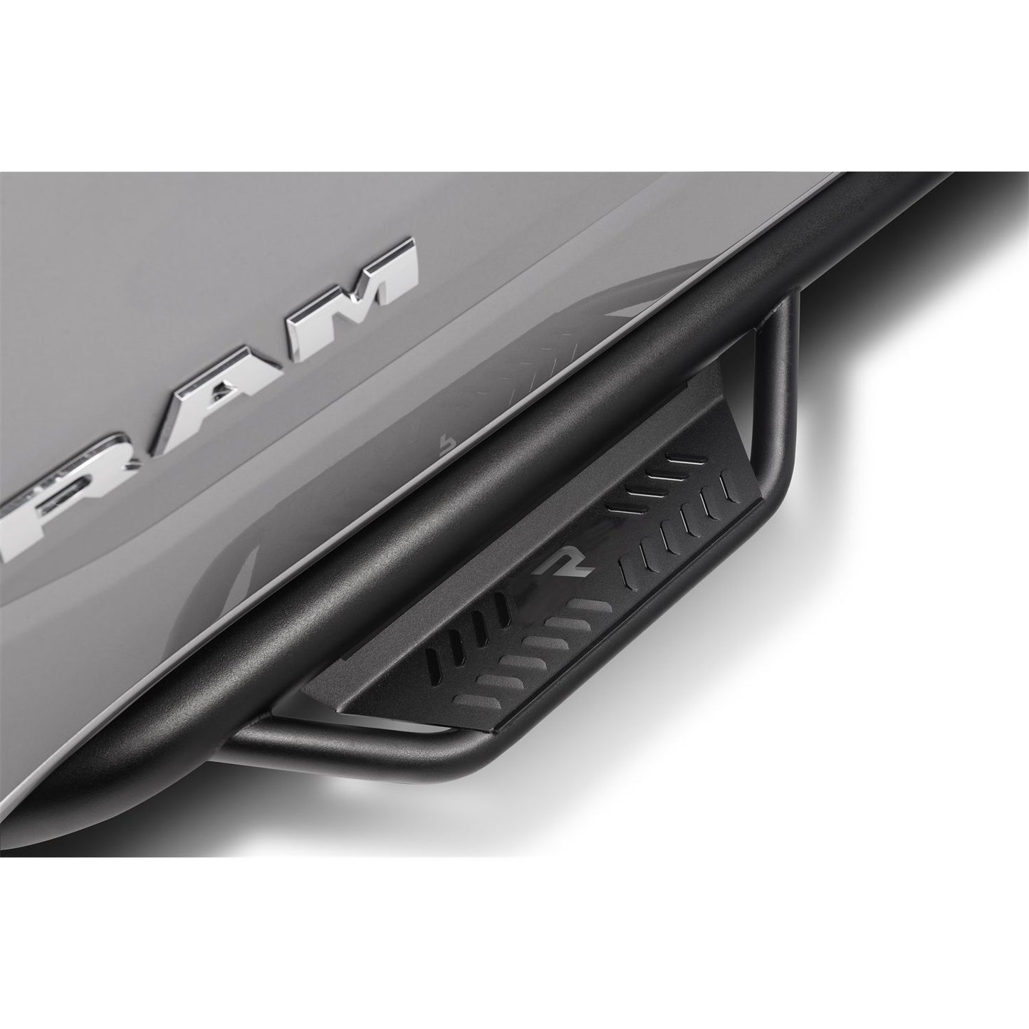 N-Fab | Podium LG-Cab Len (2 Steps)-19-24 (New Body Style) Ram 1500 Crew-TX Blk | HPD1980CC-TX