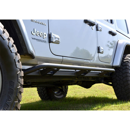 N-Fab | TrailSlider-Cab Len (2 Steps)-20-24 Gladiator-TX Blk | TSJ194-TX
