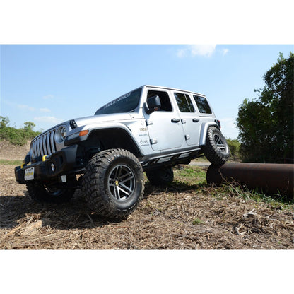 N-Fab | TrailSlider-Cab Len (2 Steps)-20-24 Gladiator-TX Blk | TSJ194-TX