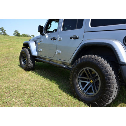N-Fab | TrailSlider-Cab Len (2 Steps)-20-24 Gladiator-TX Blk | TSJ194-TX