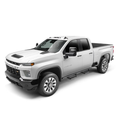 N-Fab | Predator Pro-Cab Len (2Steps)-19(NewBody)-24 Silv/Sierra1500/20-24HD Dbl-TXBlk | PRC1971QC-TX