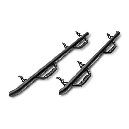 N-Fab | Nerf Step-W2W w/o Bed Acs (2 Stps)-3in.-05-23 Tacoma 6ft. Access-TX Blk | T1576QC-TX