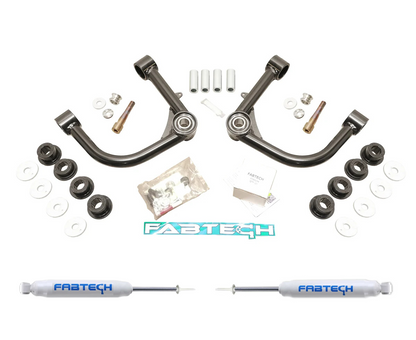 FABTECH | 3" Uni-Ball Upper Control Arm Kit – Rear Performance Shocks | Toyota Tacoma | K7102 — product image 1