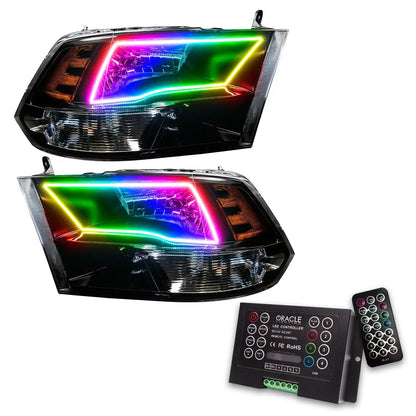 ORACLE Lighting | Pre-Assembled Halo Headlights | RAM Dual / Quad | 7121-001, 7121-335