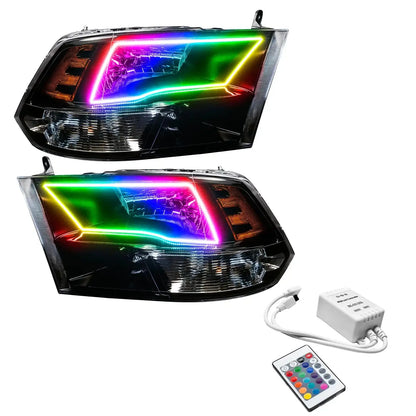 ORACLE Lighting | Pre-Assembled Halo Headlights | RAM Dual / Quad | 7121-001, 7121-335