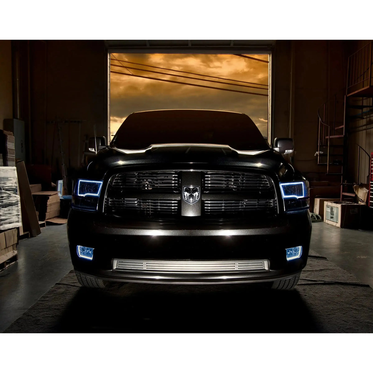 ORACLE Lighting | Pre-Assembled Halo Headlights | RAM Dual / Quad | 7121-001, 7121-335
