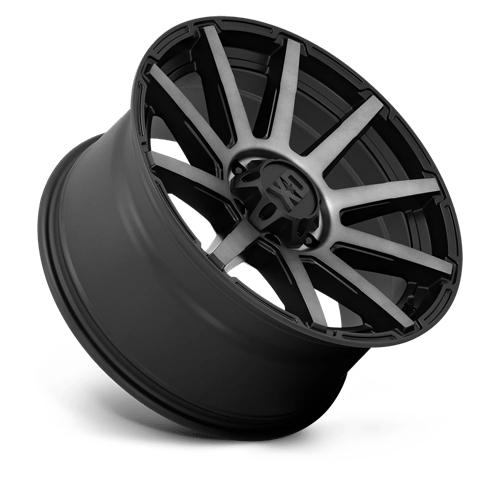 XD XD847 OUTBREAK Satin Black W/ Gray Tint aggressive truck wheel design