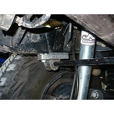 Synergy Jeep JK / JKU Rear Long Travel Upper Shock Mount — Sway Bar Relocation Bracket