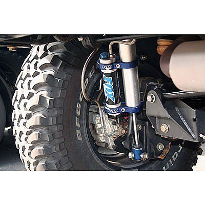 Synergy Jeep JK / JKU Extended Brake Line Kit — Jeep JK Universal Brake Line Installed in Rear of Vehicle