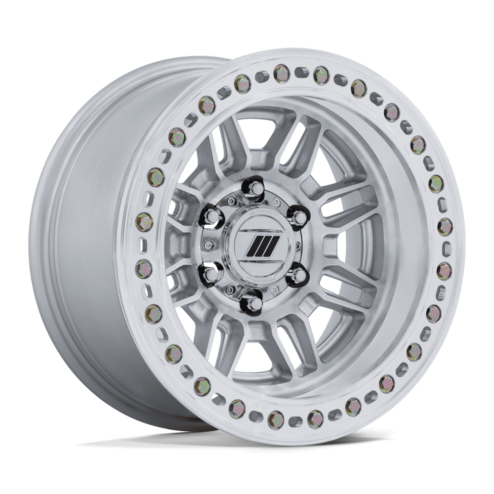 Pro Comp PA208 EQUALIZER BL Gloss Silver W/ Machined Face wheel