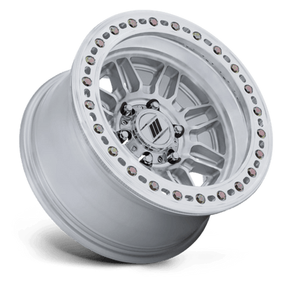 Pro Comp PA208 EQUALIZER BL Gloss Silver W/ Machined Face wheel