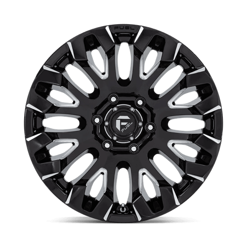 FUEL D828 QUAKE Gloss Black Milled