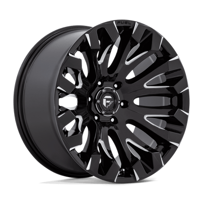 FUEL D828 QUAKE Gloss Black Milled