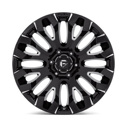 FUEL D828 QUAKE Gloss Black Milled