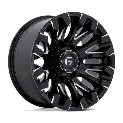FUEL D828 QUAKE Gloss Black Milled
